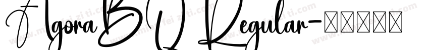 AgoraBQ Regular字体转换